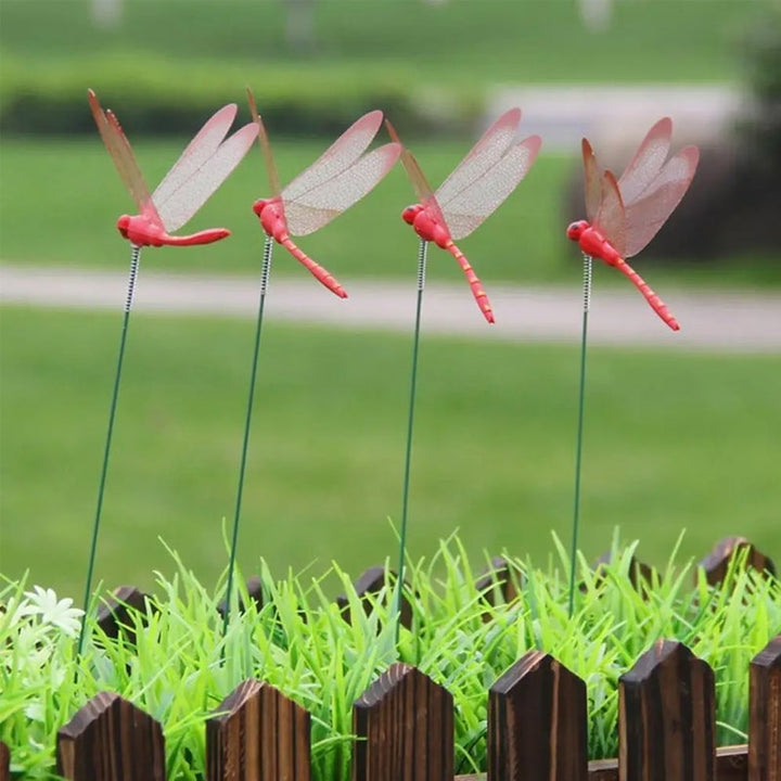 Dragonfly Clip with Waterproof Wings and Iron Reinforced Attachment for Mosquito Deterrent