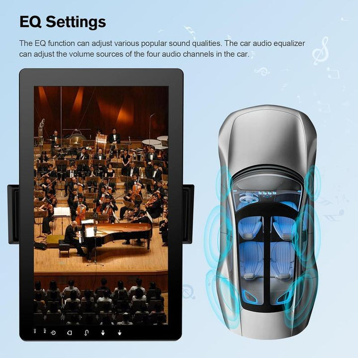 Rotating Touch Screen Car Stereo with Bluetooth and Backup Camera