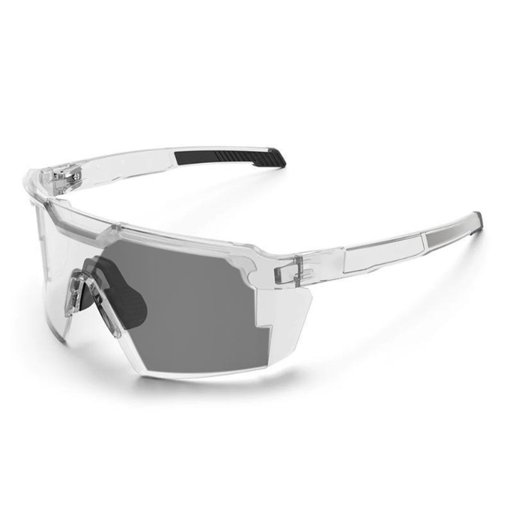 Photochromic Sports Sunglasses with Wraparound Frame and UV Protection, Unisex