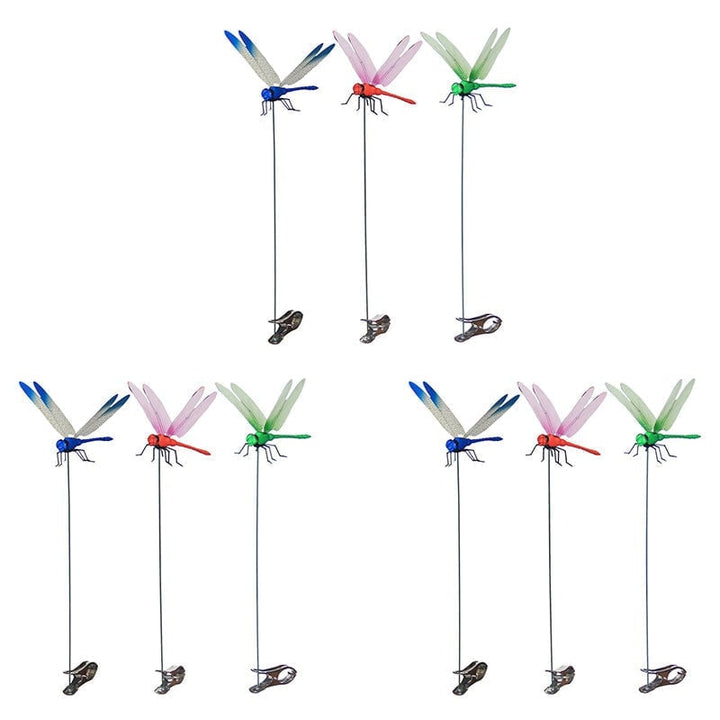 Dragonfly Clip with Waterproof Wings and Iron Reinforced Attachment for Mosquito Deterrent