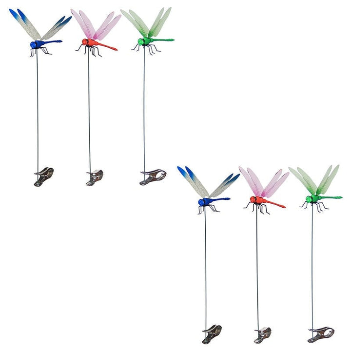 Dragonfly Clip with Waterproof Wings and Iron Reinforced Attachment for Mosquito Deterrent