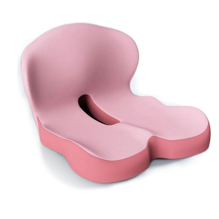 Memory Foam Seat Cushion with Non Slip Base and Machine Washable Cover