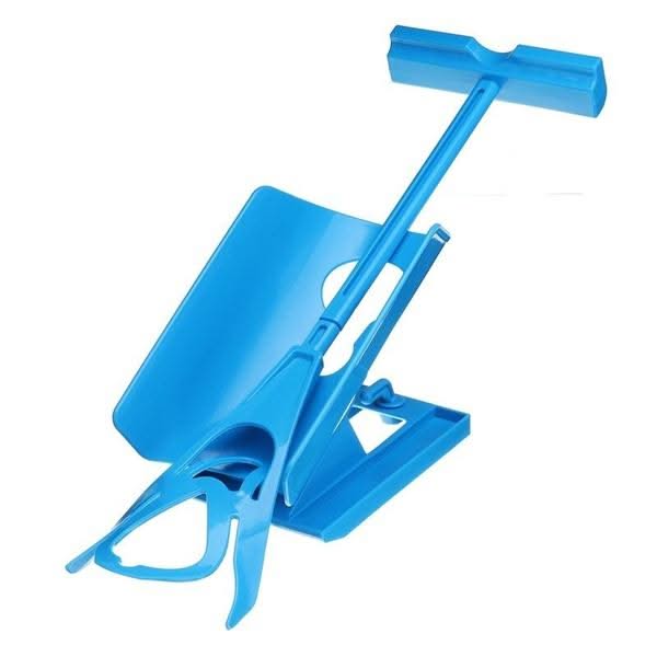 Sock Helper with Extended Handle and Built-In Shoe Horn