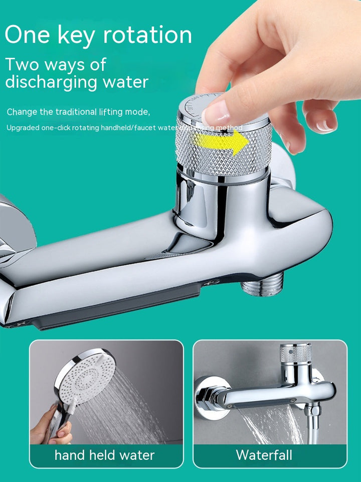 Handheld Filter Shower Head Set with Hose and Wall Holder