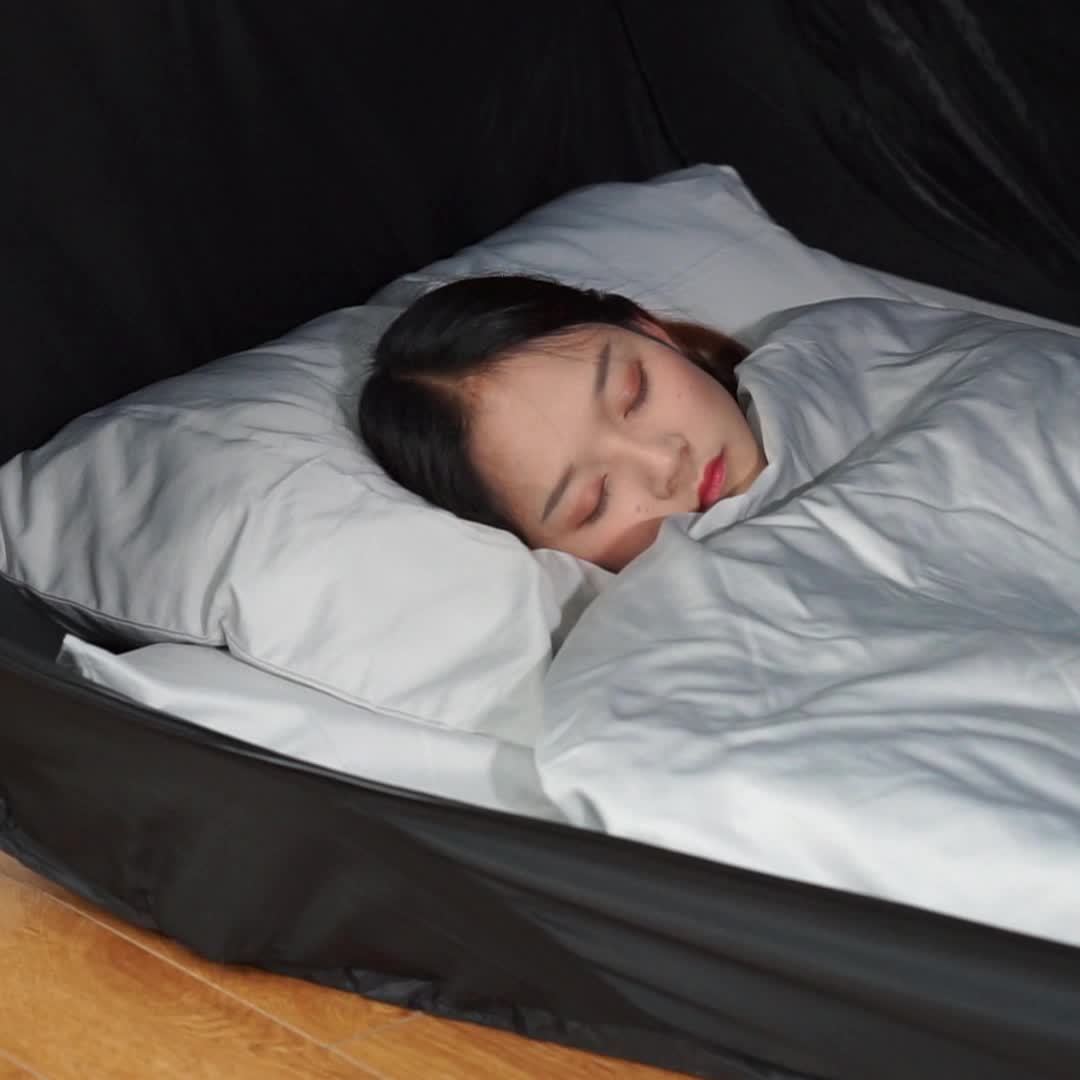 Foldable Tent Bed with Full Zipper Closure and Mesh Ventilation, Water Repellent