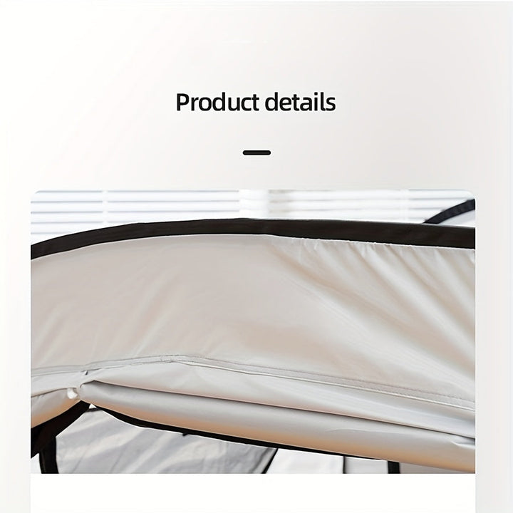 Foldable Tent Bed with Full Zipper Closure and Mesh Ventilation, Water Repellent