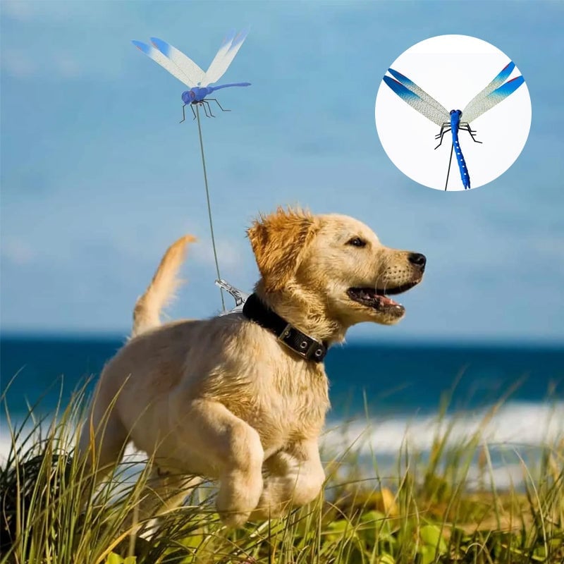 Dragonfly Clip with Waterproof Wings and Iron Reinforced Attachment for Mosquito Deterrent
