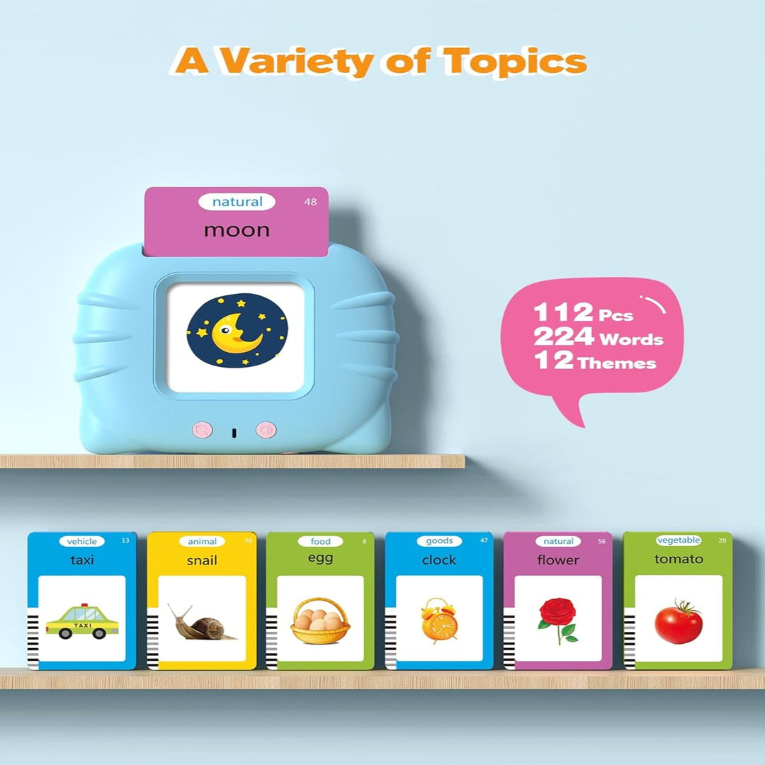 Interactive Vocabulary Speaker with 224 Learning Words and Sound Effects