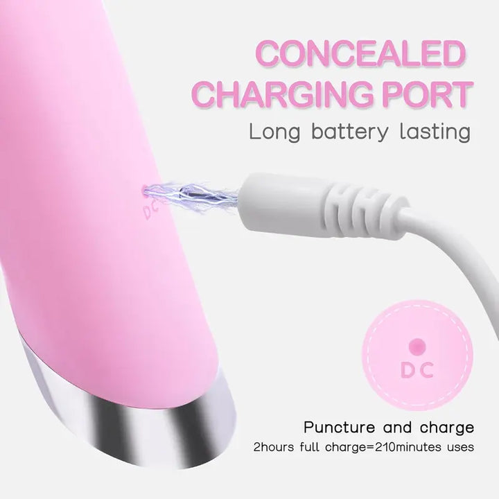 Vibrating Facial Cleansing Brush with Heated Tip and 5 Speed Settings