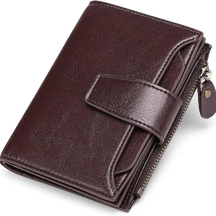 Multi-Pocket Wallet with RFID Blocking and Detachable ID Windows
