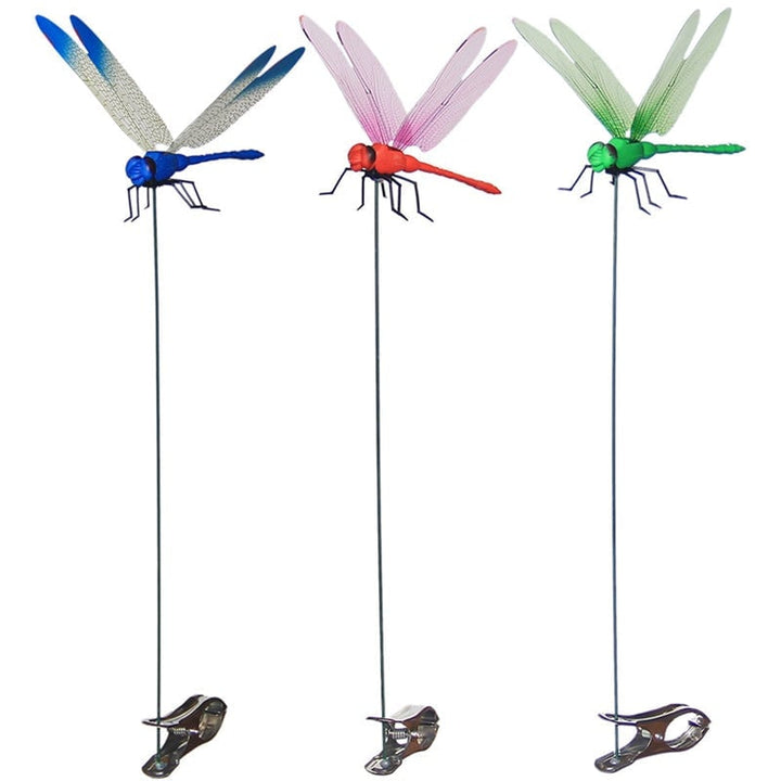 Dragonfly Clip with Waterproof Wings and Iron Reinforced Attachment for Mosquito Deterrent