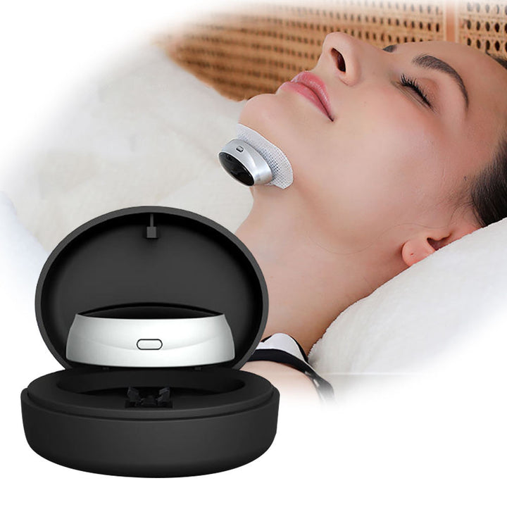 Anti-Snoring Device with Chin Pads and 10-Hour Battery, 3 Intensity Levels