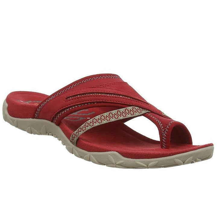 Orthopaedic Womens Sandals with Memory Foam Insole and Arch Support, Non-Slip Outsole