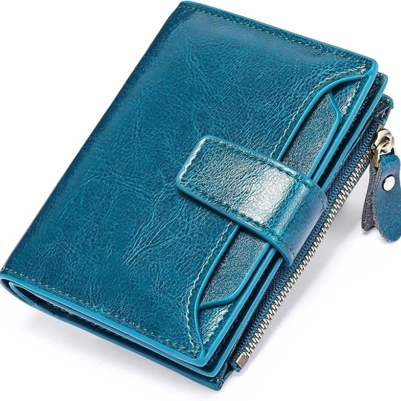Multi-Pocket Wallet with RFID Blocking and Detachable ID Windows
