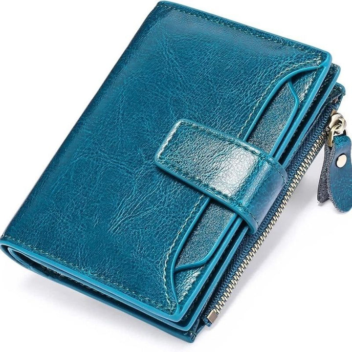 Multi-Pocket Wallet with RFID Blocking and Detachable ID Windows