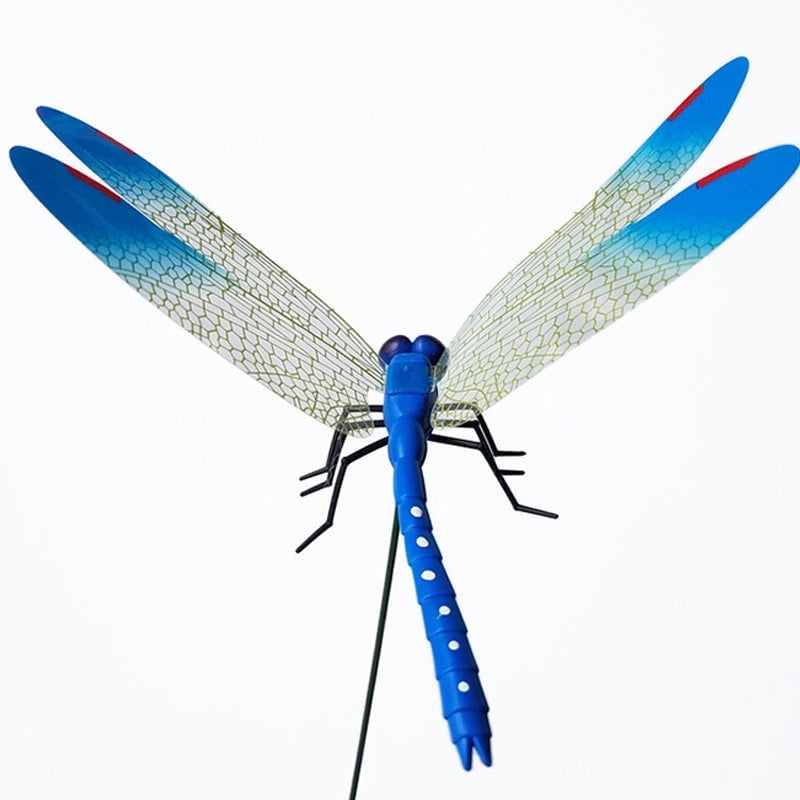 Dragonfly Clip with Waterproof Wings and Iron Reinforced Attachment for Mosquito Deterrent