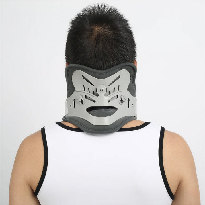 Adjustable Cervical Traction Neck Brace with Height-Adjustable Support