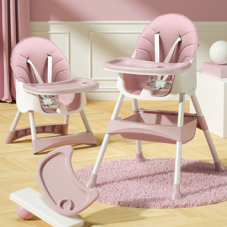 Adjustable Detachable Children’s Dining Chair with Soft Padded