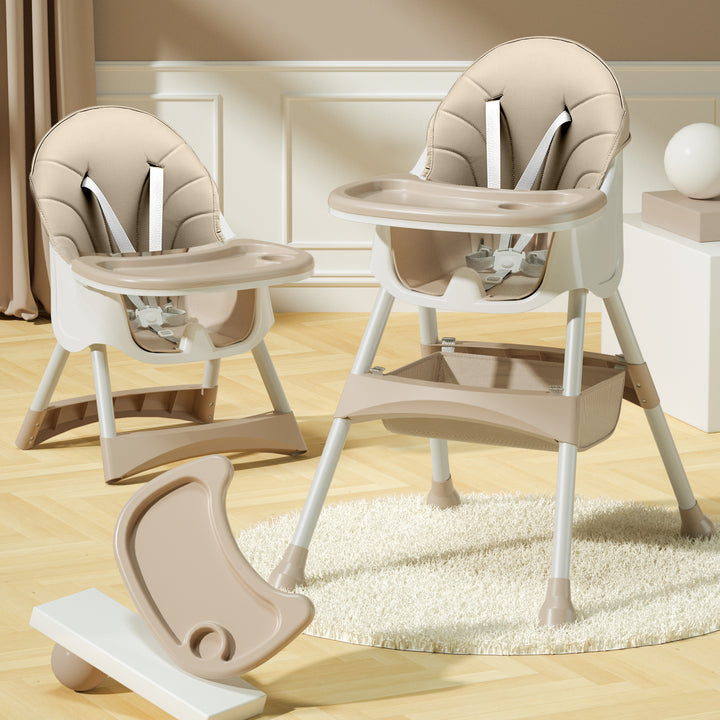 Adjustable Detachable Children’s Dining Chair with Soft Padded