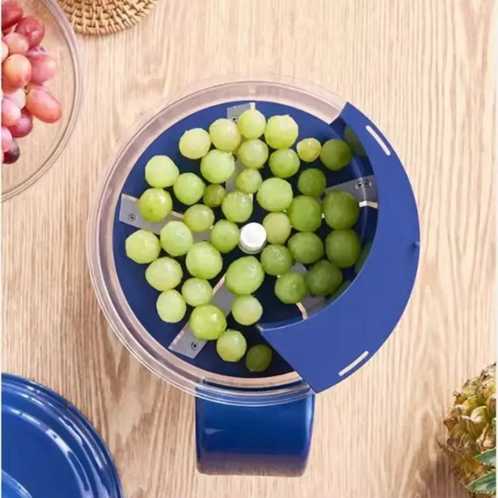 Electric Fruit and Vegetable Peeler with Five Rotating Blades and Rechargeable Battery