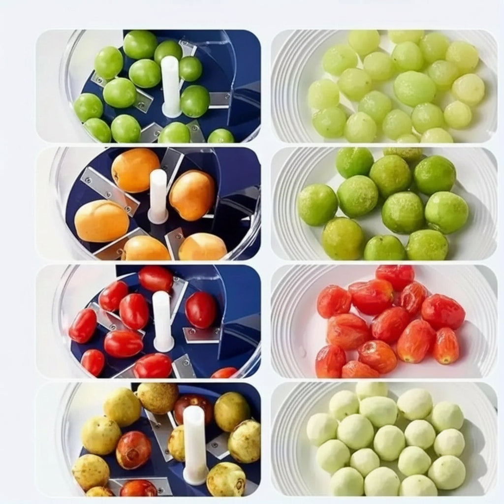 Electric Fruit and Vegetable Peeler with Five Rotating Blades and Rechargeable Battery