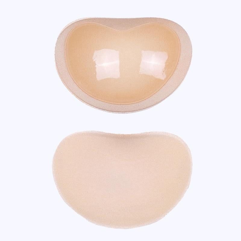 Bikini Insert Pads with Silicone Adhesive Backing and Molded Shape