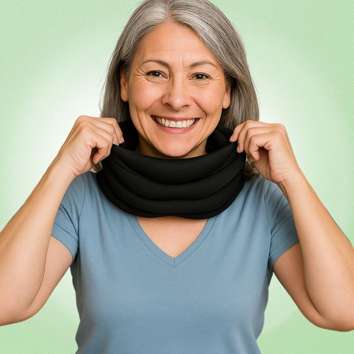Foam Neck Collar with Hook and Loop Fastener for Posture Support