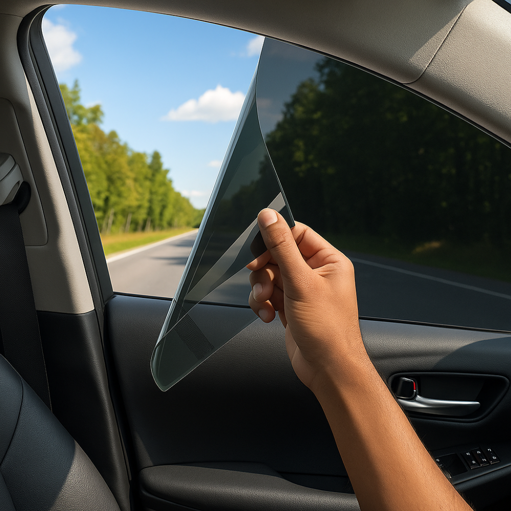 Car Window Tint Film with UV Protection and Heat Reduction, 20ft Roll
