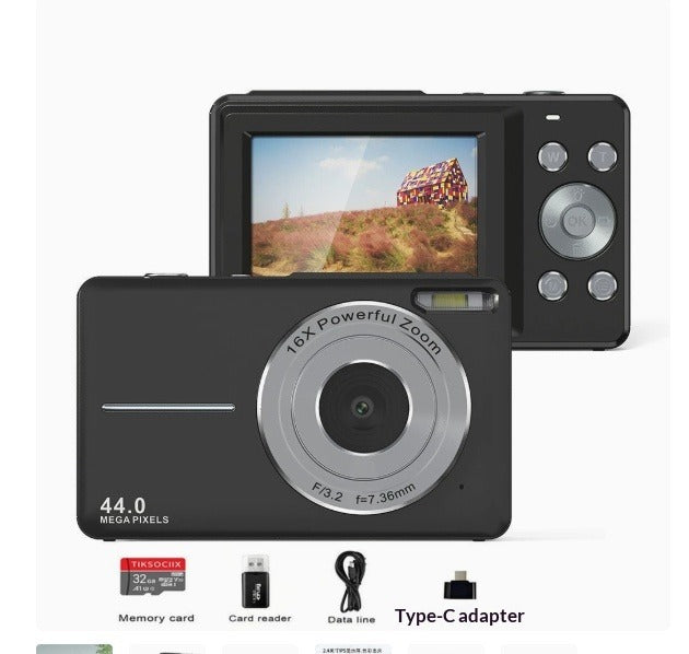 Compact Digital Camera with Retro Design