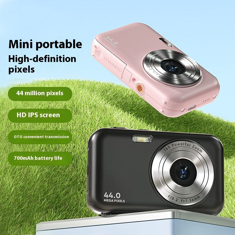 Compact Digital Camera with Retro Design