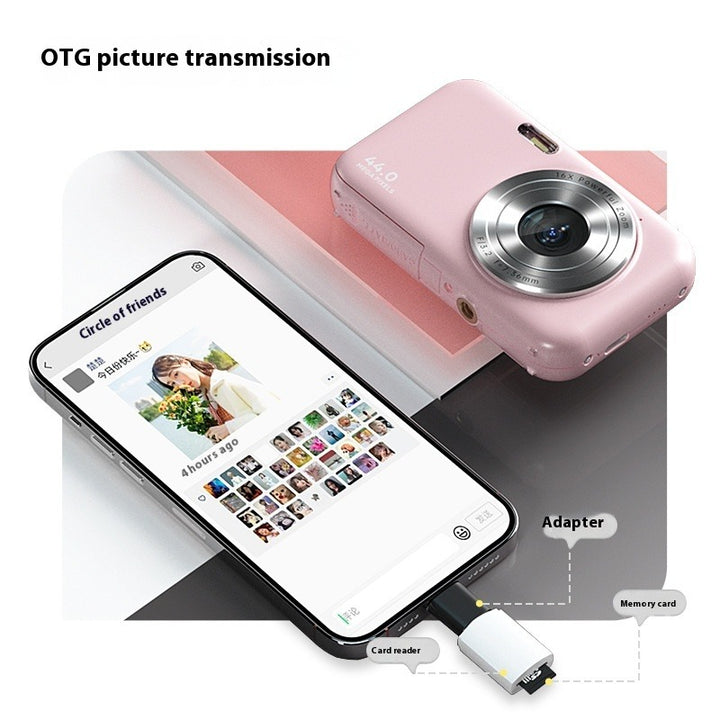 Compact Digital Camera with Retro Design