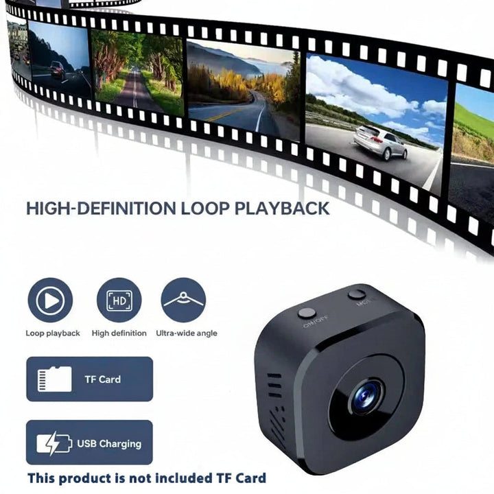 1080P HD Wireless Security Camera with Night Vision and Magnetic Bracket, 70g Compact