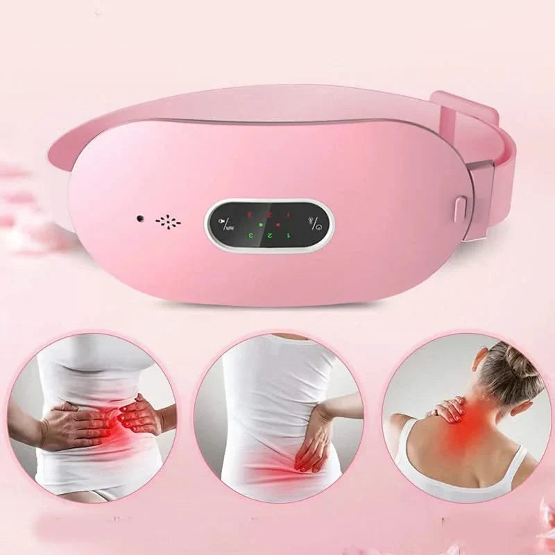 Cordless Heating Massager with Six Heat Levels and Six Massage Modes for Period Cramps