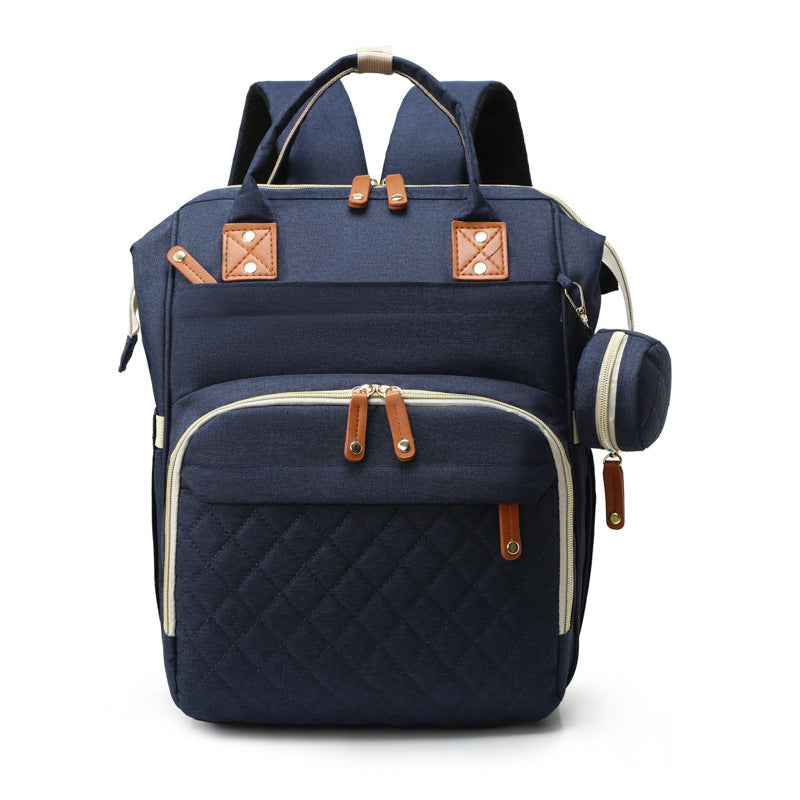 Diaper Backpack with Multi-Pocket Storage and Adjustable Shoulder Straps