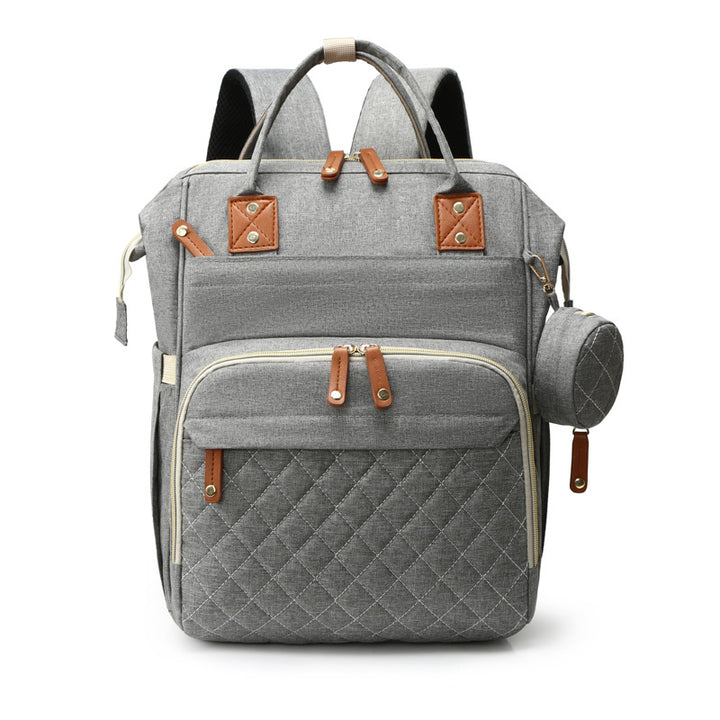 Diaper Backpack with Multi-Pocket Storage and Adjustable Shoulder Straps