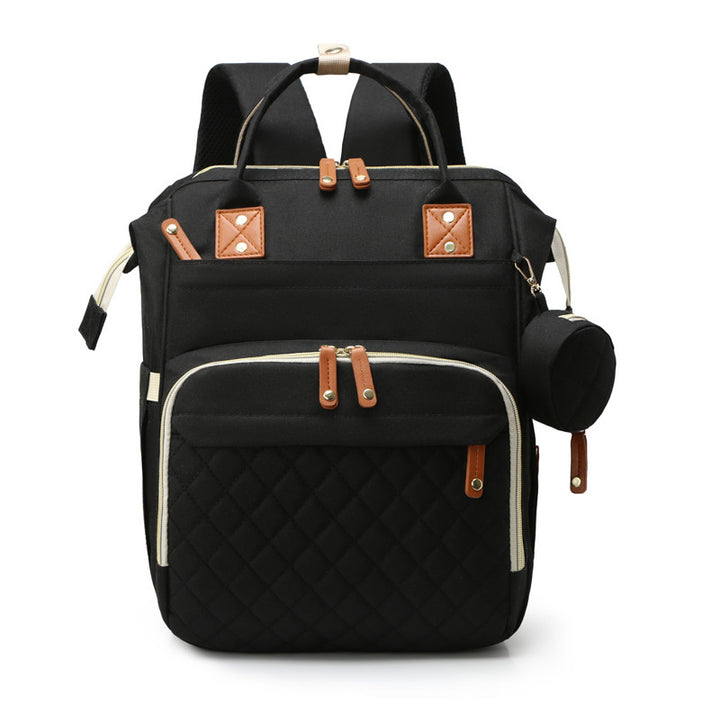 Diaper Backpack with Multi-Pocket Storage and Adjustable Shoulder Straps