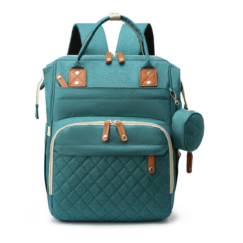 Diaper Backpack with Multi-Pocket Storage and Adjustable Shoulder Straps