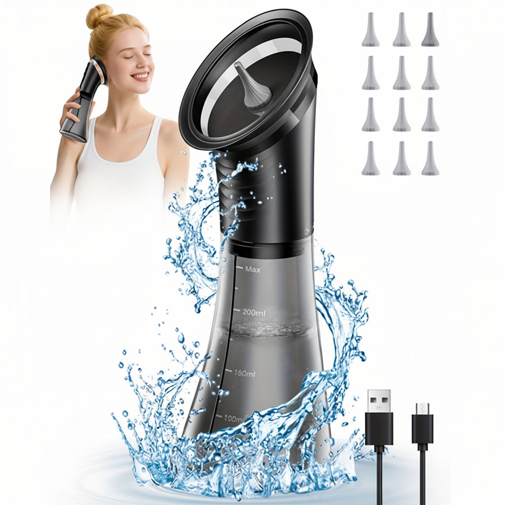Electric Ear Cleaning Device with Water Irrigation and Three Pressure Settings