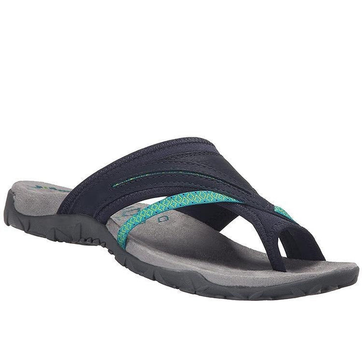Orthopaedic Womens Sandals with Memory Foam Insole and Arch Support, Non-Slip Outsole