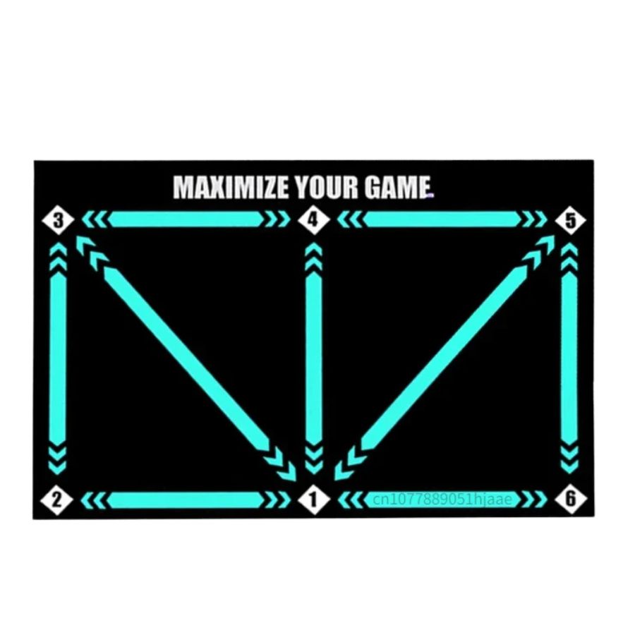 Soccer Dribbling Training Mat with Grip Socks and Video Program
