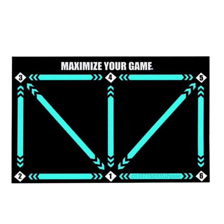 Soccer Dribbling Training Mat with Grip Socks and Video Program