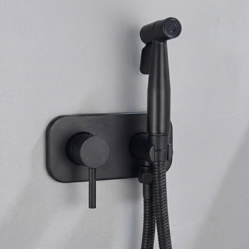 Brass Bidet Sprayer with Hot and Cold Water Control and Dual Spray Modes