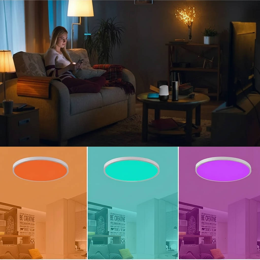 Wireless Smart Ceiling Light Wifi and Bluetooth