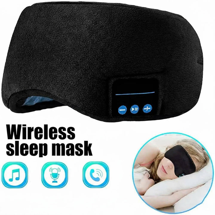 Relaxing Wireless Sleep Headphones with 3D Mask Design