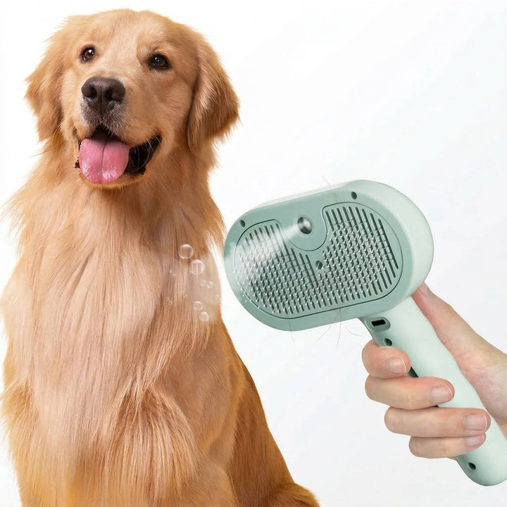 Self Cleaning Dog and Cat Hair Steam Brush