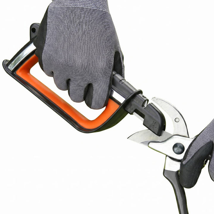 Multi Tool Sharpener for Garden Tools, Lawn Mower Blade Axe Pruner Shears Sharpening Tool