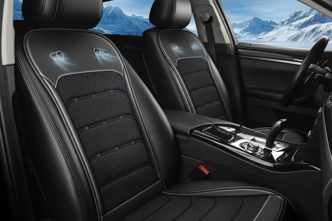Cooling Car Seat Cushion and Cover with Intelligent Fans, Breathable
