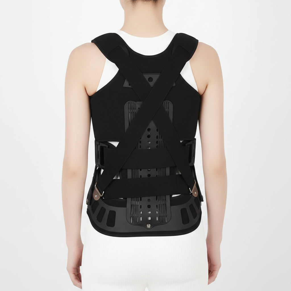 Adjustable Back Brace with Breathable Design