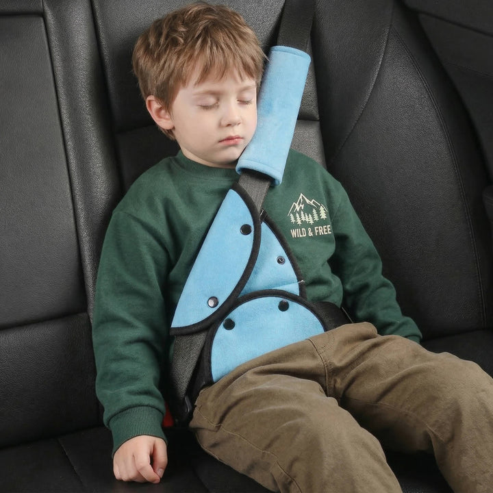 Portable Child Travel Seat Safety Harness, Universal Anti Neck Positioner for Kids