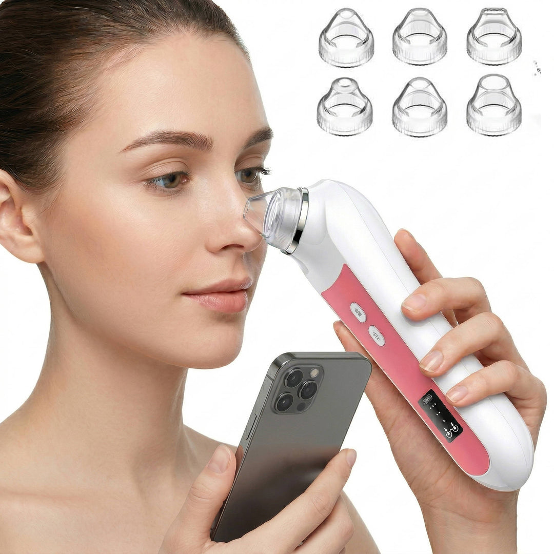 Blackhead Remover Vacuum with Camera, USB Interface Type Pore Vacuum, Black Head Extractions Tool
